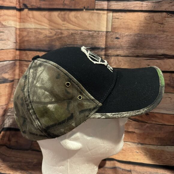 NAPA Filters Hat Cap Distressed Logo Black Camo Adjustable Strapback Trucker - Picture 2 of 6